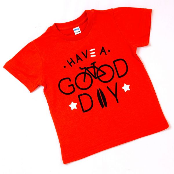 T-shirt T-0021 red, Model measurements: