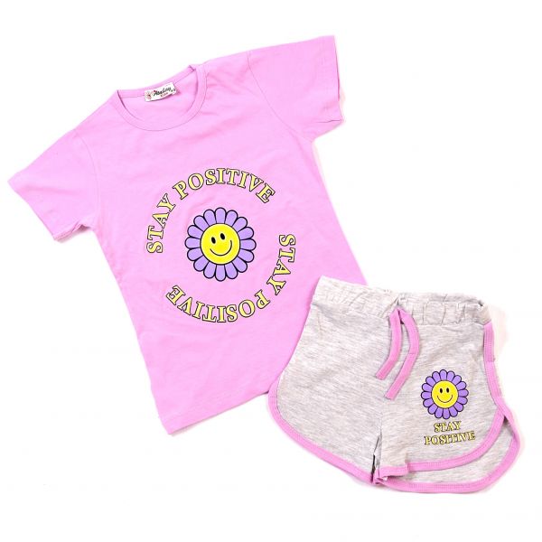 T-shirt with shorts MP-100 violet