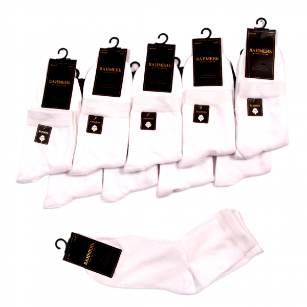 Socks 10 pairs (41r-47r) A211 white