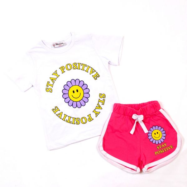 T-shirt with shorts MP-100 white