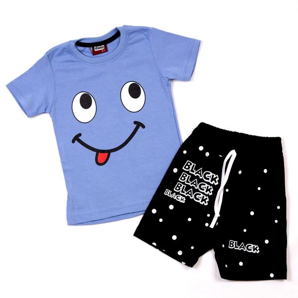 T-shirt with shorts R-0111 blue