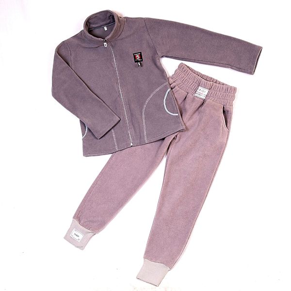 Fleece suit KB-300 gray
