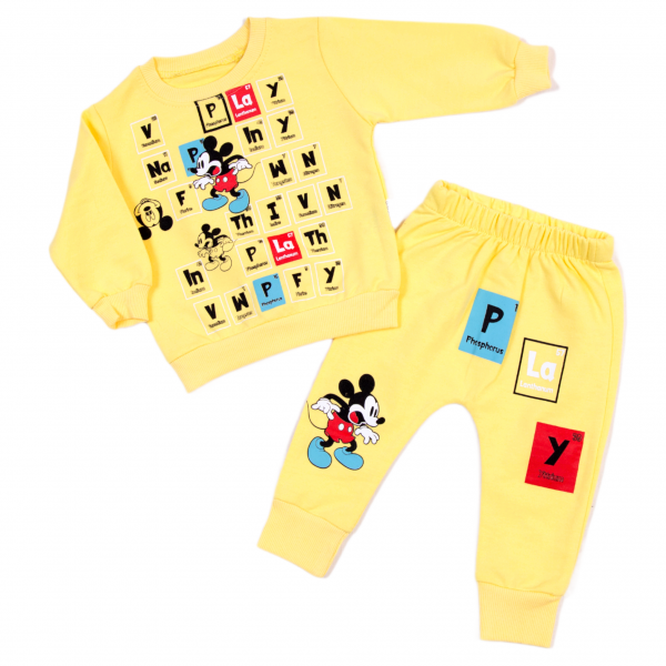 Suit for newborns MK-60 yellow