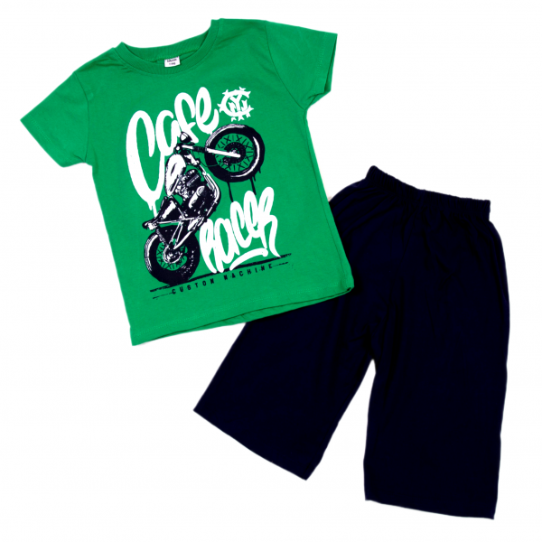 T-shirt with shorts M-101 green