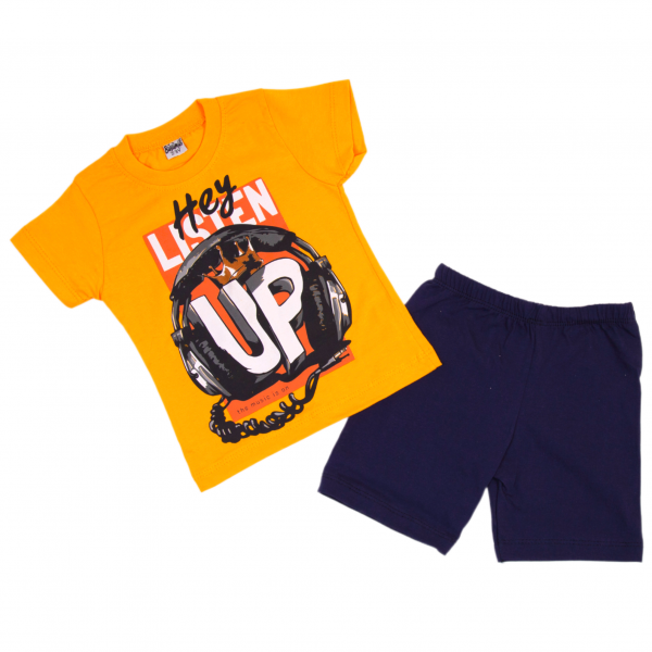 T-shirt with shorts MK-330 yellow