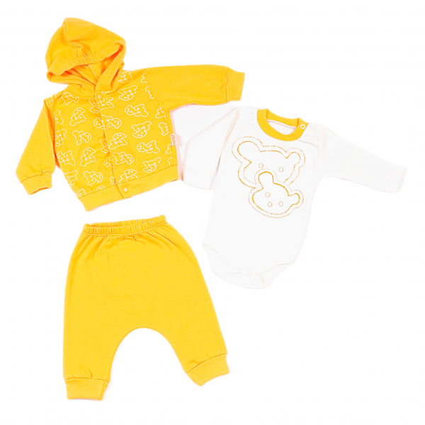 Set for newborn N-1808 yellow, Model measurements: