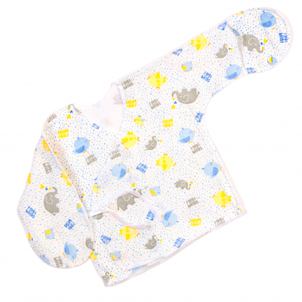 Warm vests RA-001 white/gol elephant and chicken