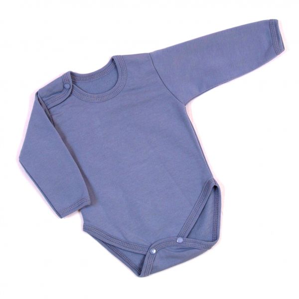 Bodysuit with long sleeves KL-003 blue, Model measurements: