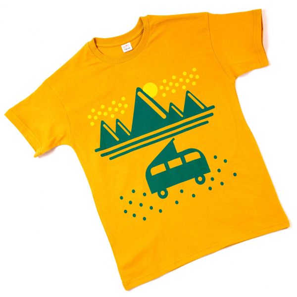 T-shirt F-0553 yellow